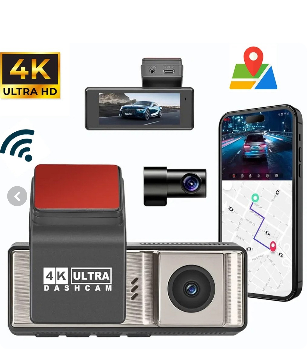 دوربین ثبت وقایع 2 دوربین مدل A2 کیفیت 4K