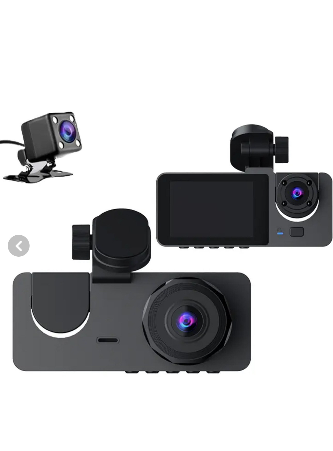 دوربین ثبت وقایع خودرو مدل Black Box Dvr با دولنز
